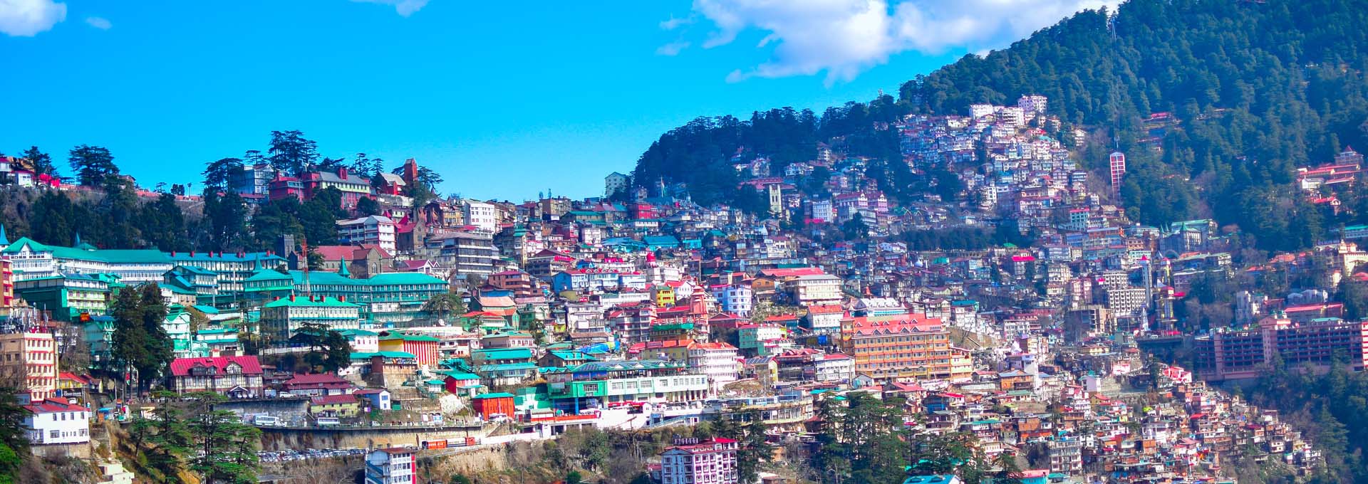 Foothills of Himalayas with Golden Temple
